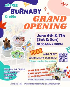 Artree Burnaby Studio Grand Opening Day