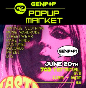 Genpop Public Popup Clothing + Collectibles Market