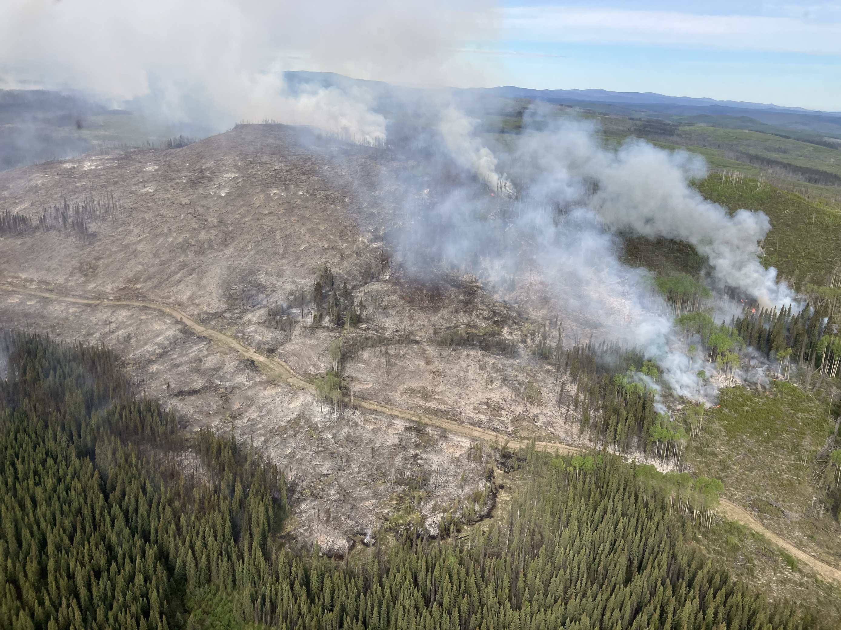 swede creek wildfire