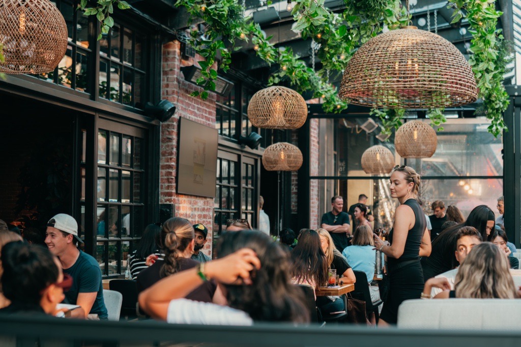 Dog-friendly patio Yaletown