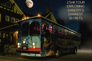 haunted halloween trolley