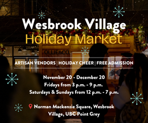 Wesbrook Village Holiday Market