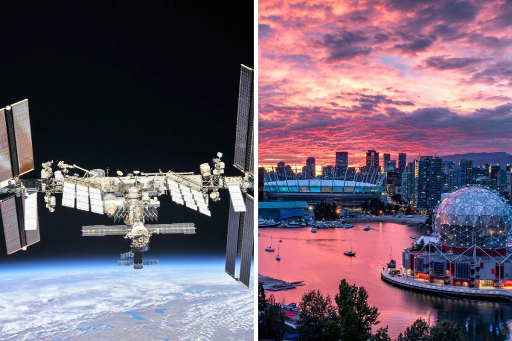 vancouver from space