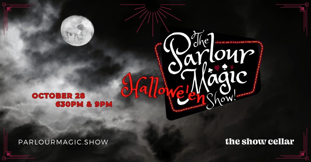 parlour magic halloween show